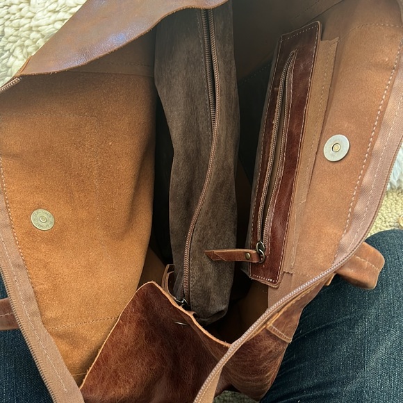 NWOT Naot brown leather tote - Picture 3 of 6
